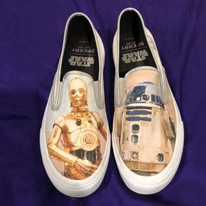 Men’s Sperry size 7M Star Wars slip ons